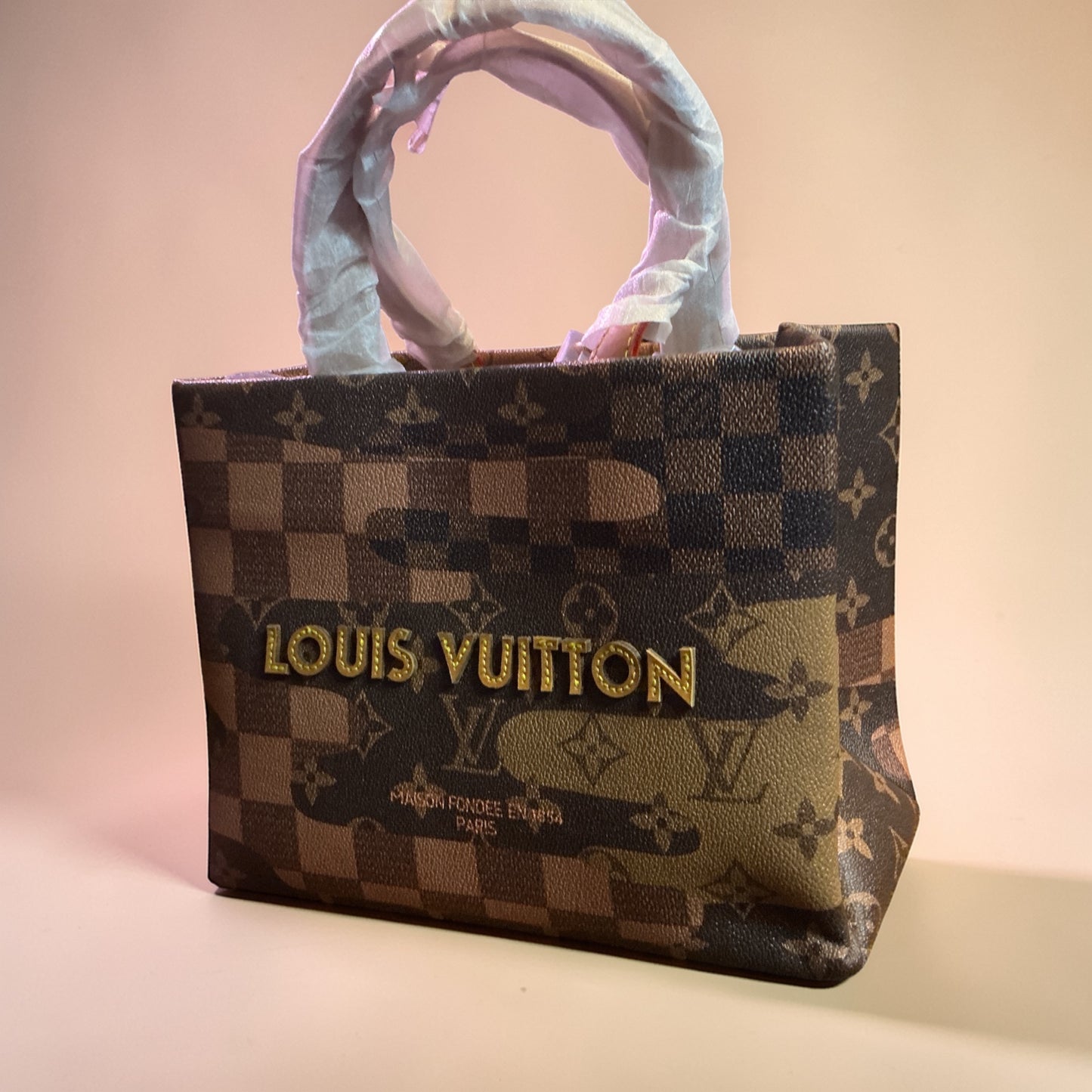 Brown inspired handbag